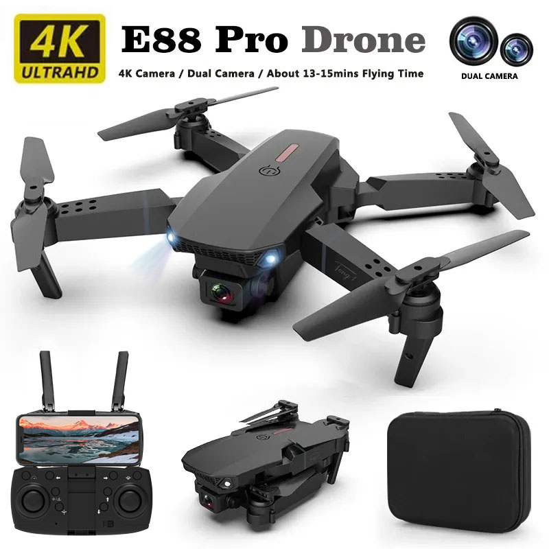Drone Multispectral - Dron profesional E88pro, flujo óptico 4k,