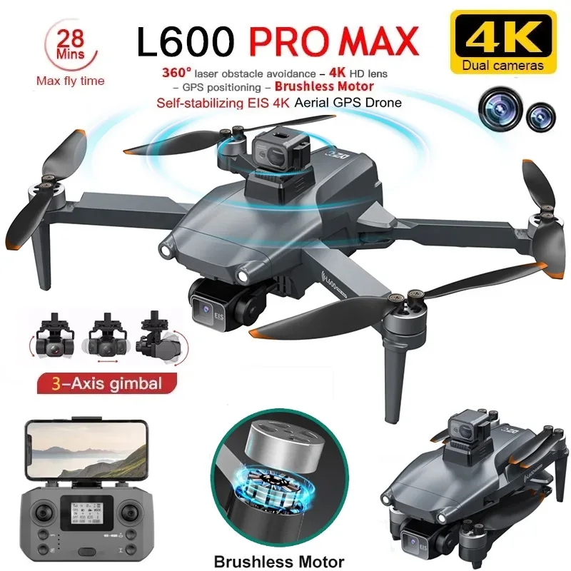 Drone Cinematic - L600 PRO MAX GPS Drone profesional