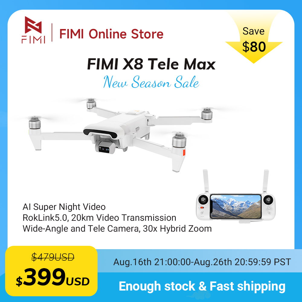 Drone Thermal Imaging - Dron FIMI X8 Tele Max 4K