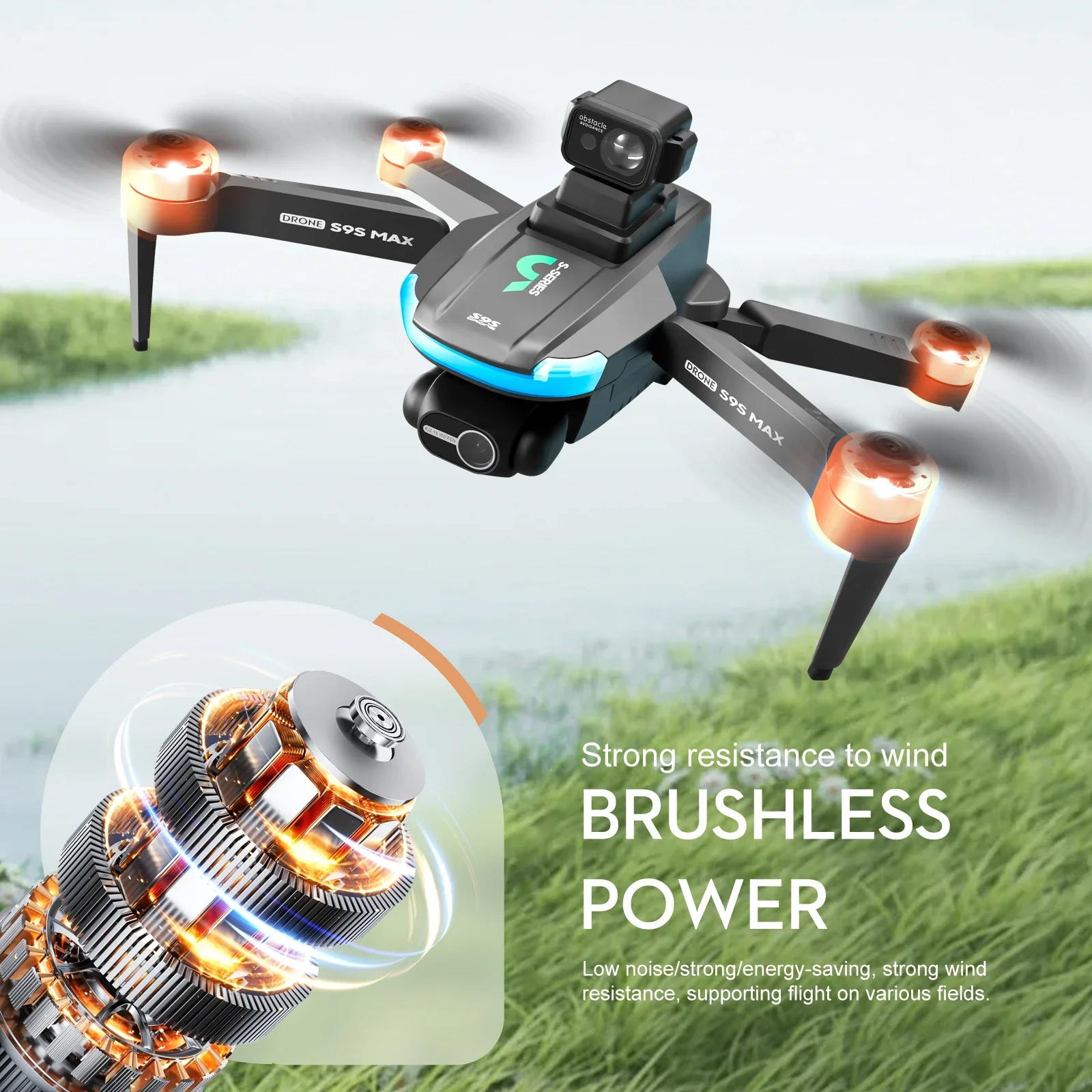 Nuevo S9S MAX MINI Drone 4K 2  - Drone Video Production reseña y precio