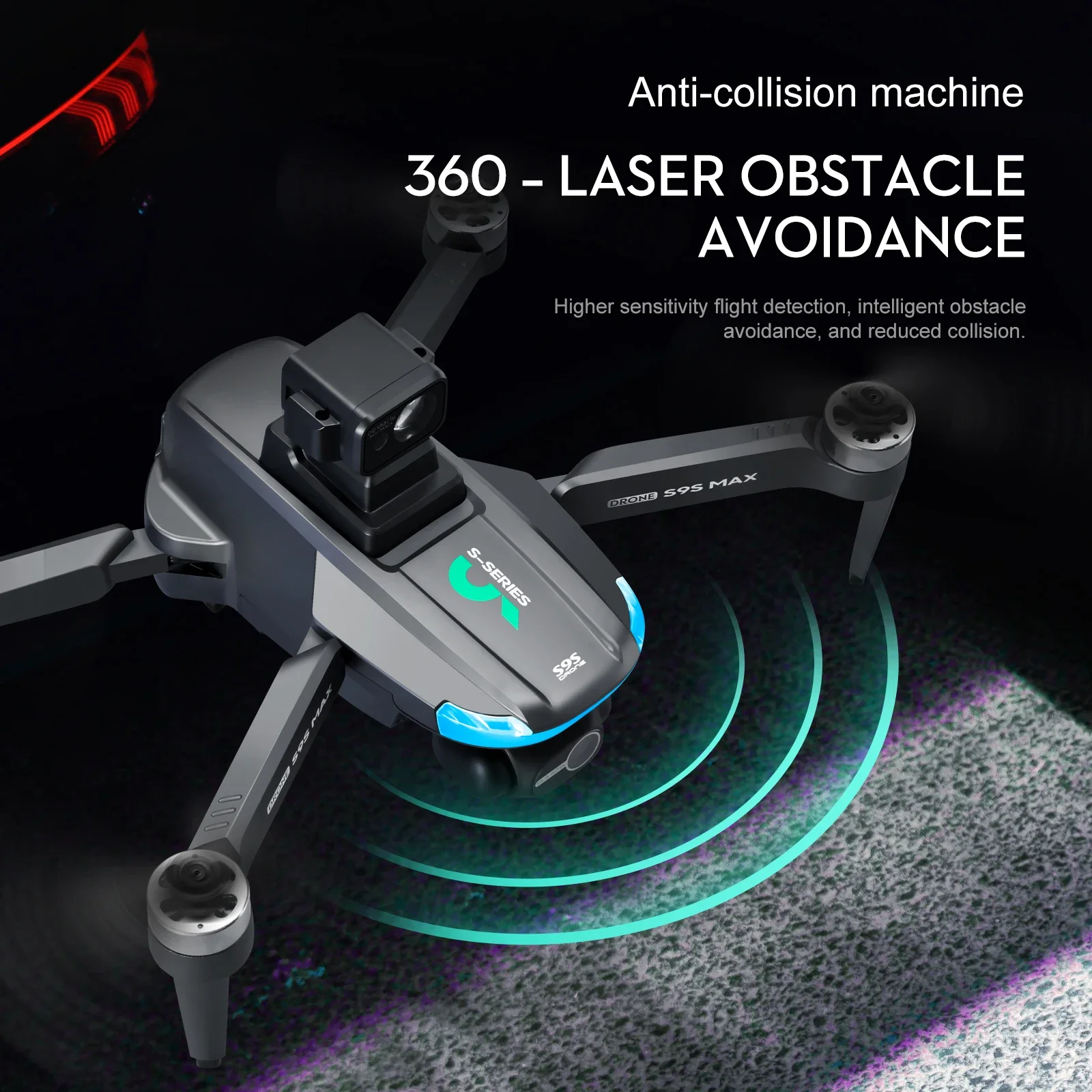 Nuevo S9S MAX MINI Drone 4K 2  - Drone Video Production reseña y precio