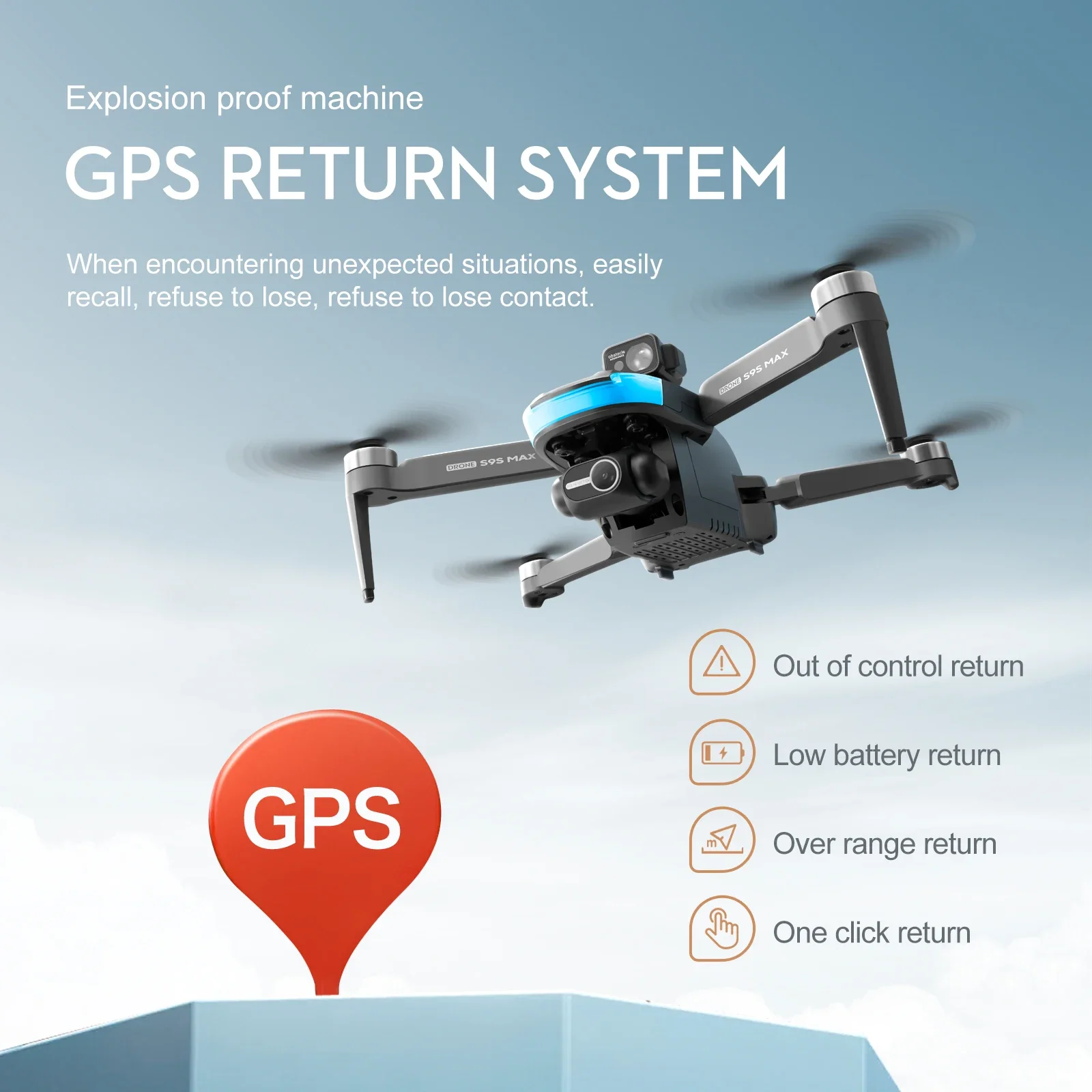 Nuevo S9S MAX MINI Drone 4K 2  - Drone Video Production reseña y precio