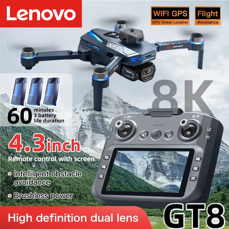Dron Lenovo GT8 8K Profesional - Drone Multispectral reseña y precio