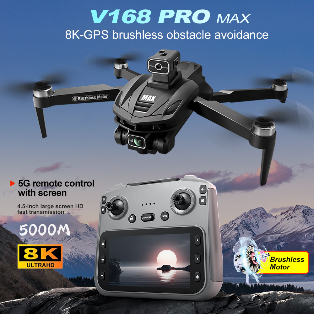 V168 PRO Max GPS Drone 8K Prof - Drone Multispectral reseña y precio