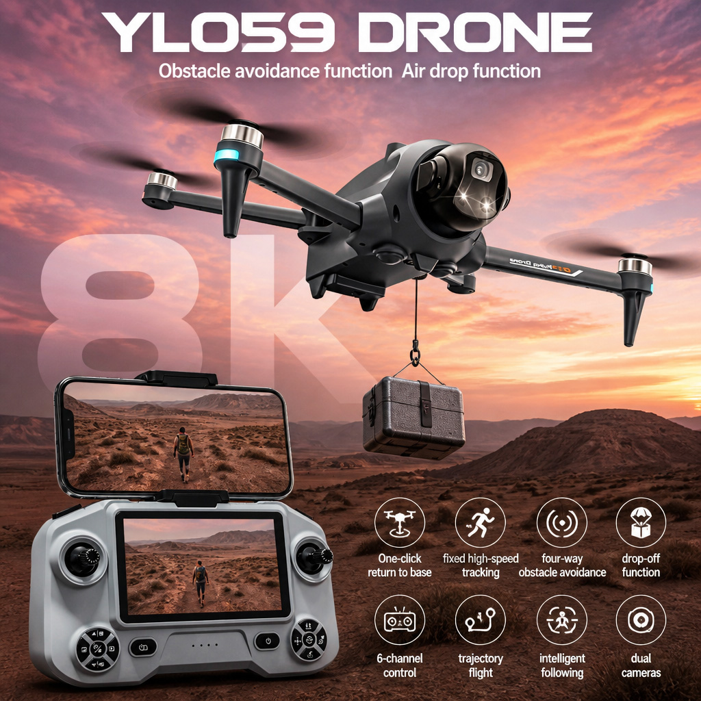 Dron Potensic con GPS, Retorno - Drone Multispectral reseña y precio