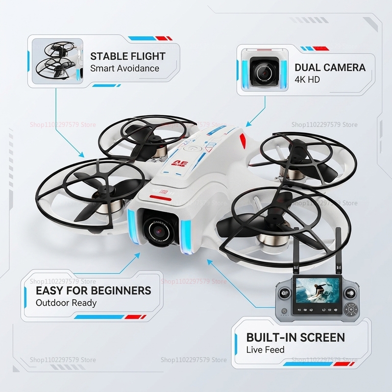 Nuevo Dron GPS AE21 de Segunda - Drone Multispectral reseña y precio