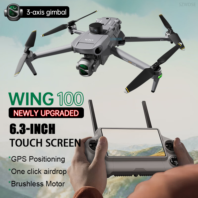 Dron 2026 Wing 100 GPS, cardán - Drone Thermal Imaging reseña y precio