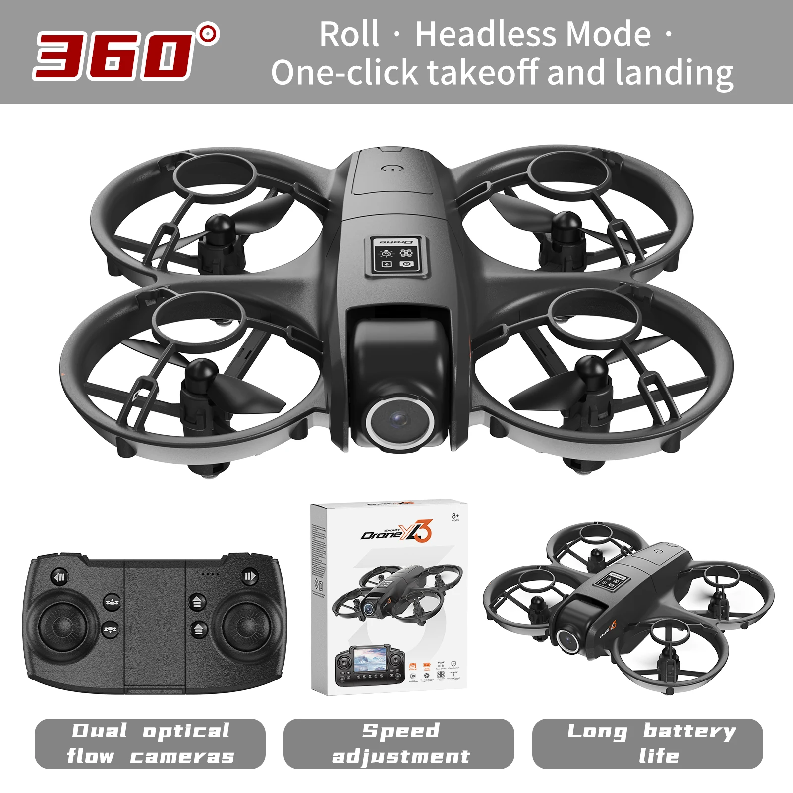 Nuevo Dron RC YL3 8K 1080P con - Drone Multispectral reseña y precio